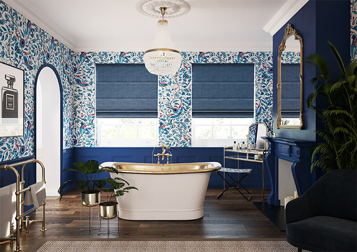 Jakarta, Seabed - Motorised Roman Blind - Image 8